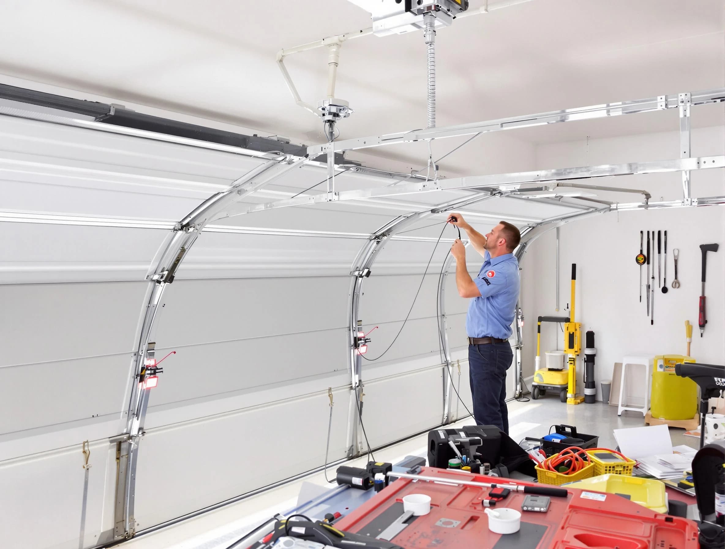 Garage door cable repair service by North Versailles Garage Door Repair in North Versailles