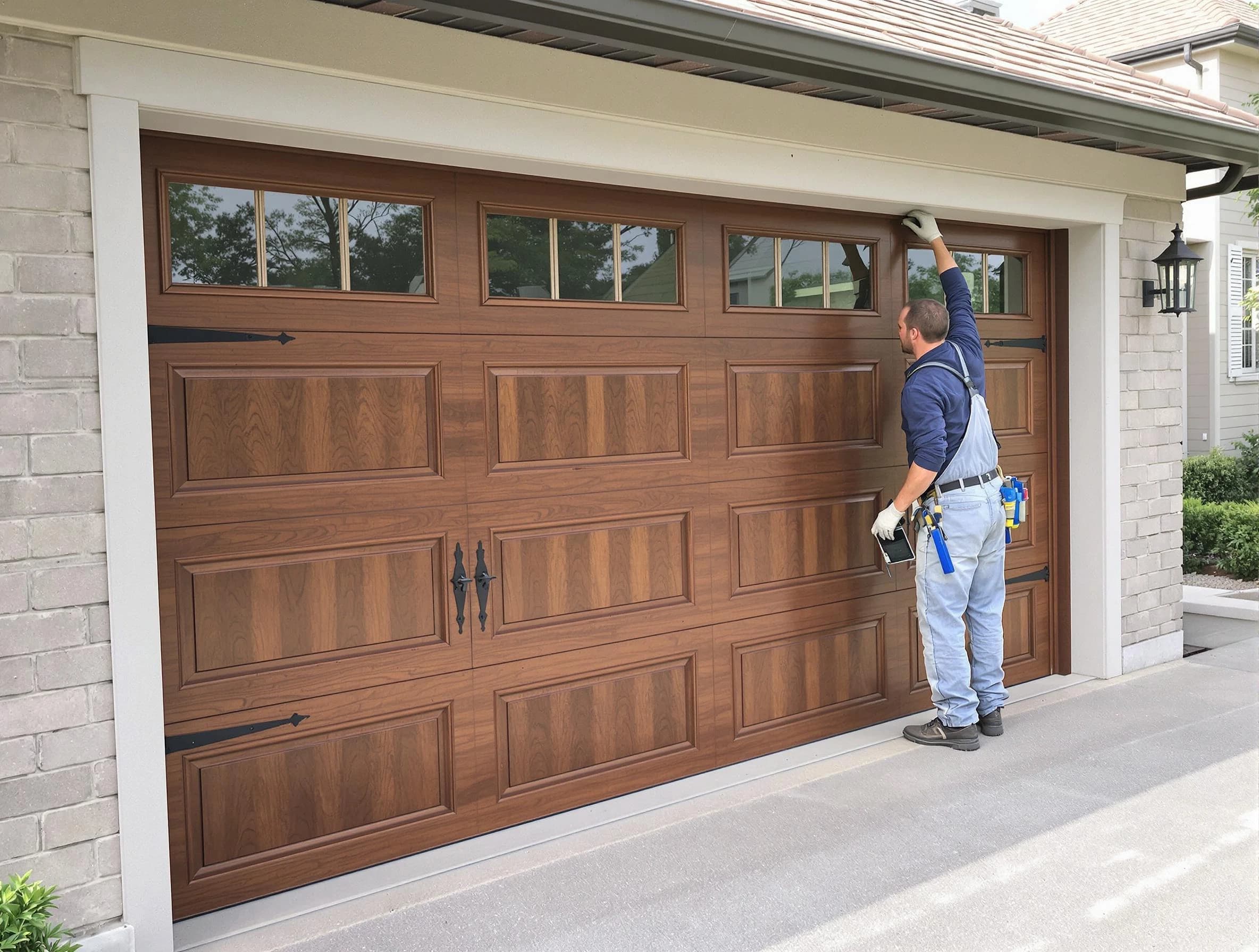 Custom garage door showcase by North Versailles Garage Door Repair in North Versailles