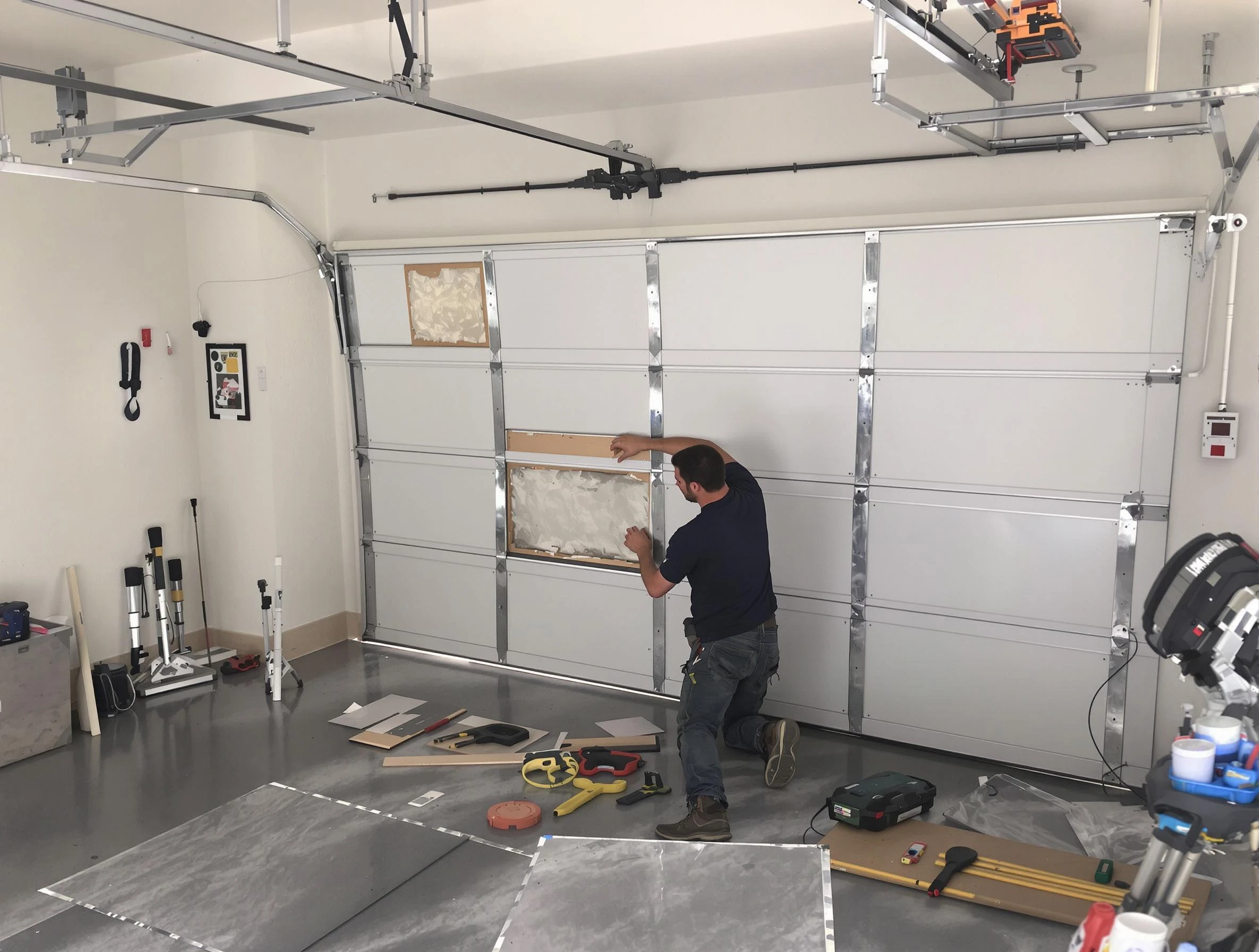 Garage Door Panel Repair in North Versailles