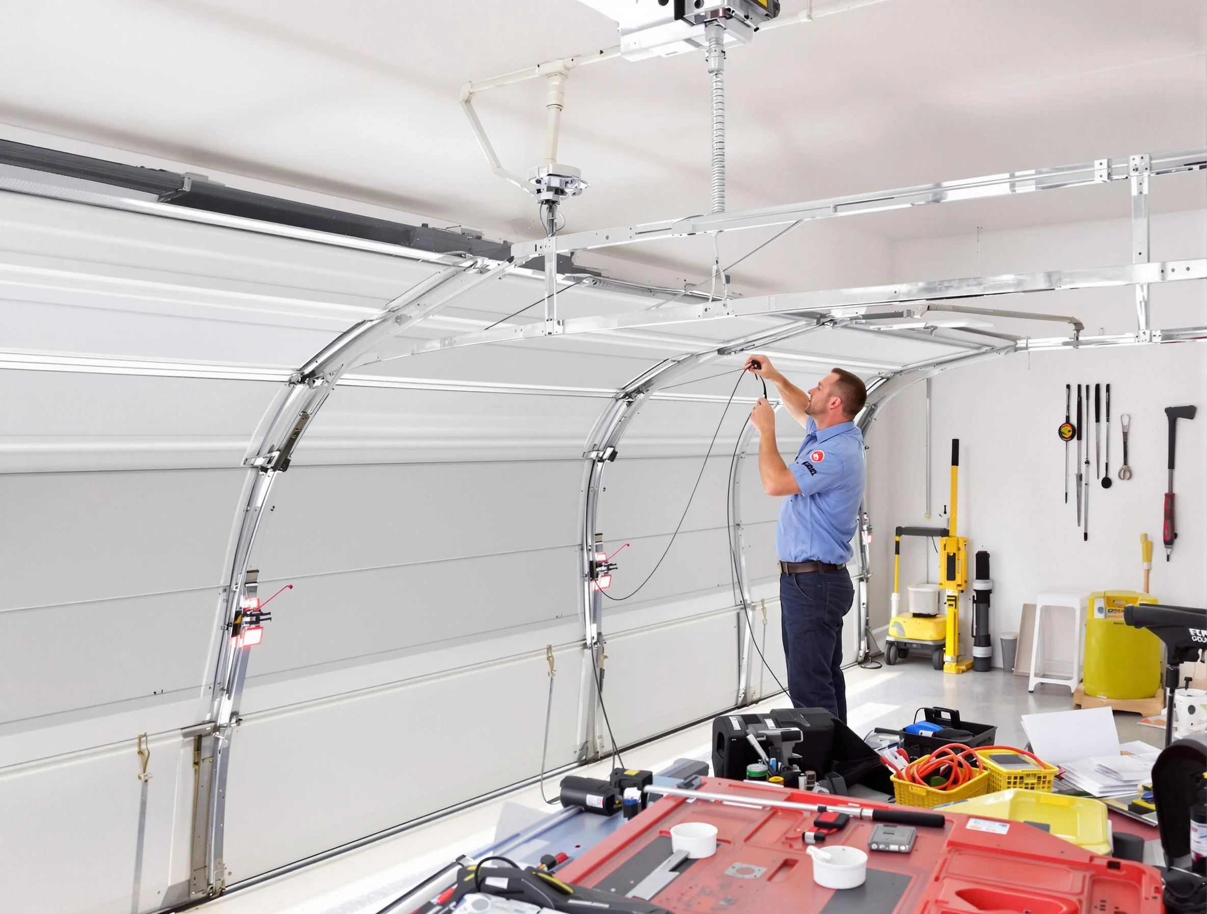 Garage door cable repair service by North Versailles Garage Door Repair in North Versailles